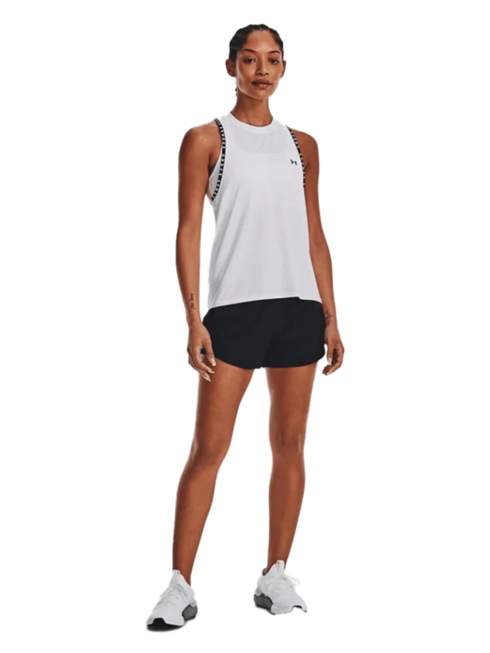 Under Armour Vanish 3" Navy Blue Women's Athletic Shorts - Picture 4 of 9